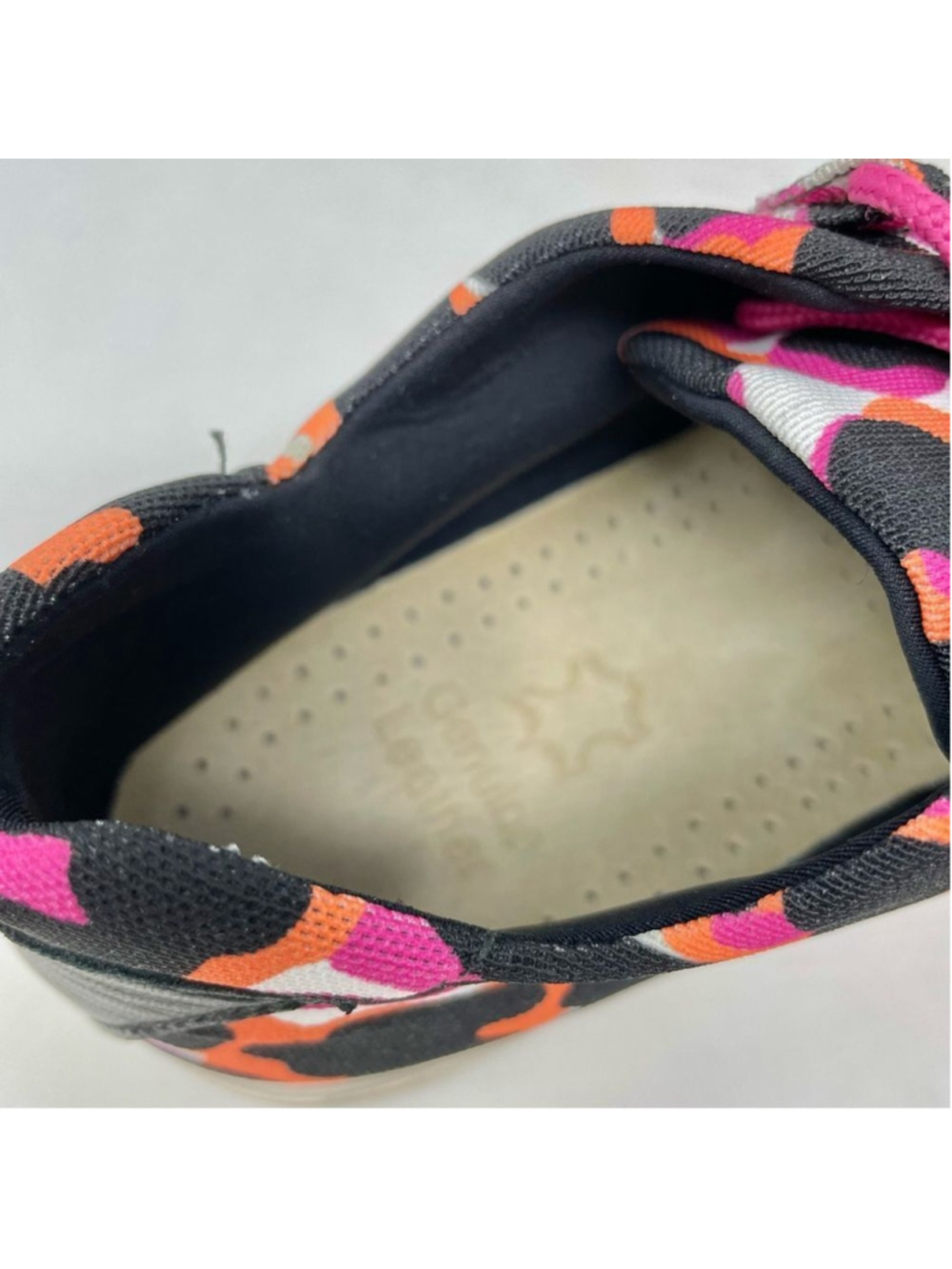 Stuart Weitzman Pink Leopard Print Neoprene Sneakers Size 40/9 - Picture 6 of 8